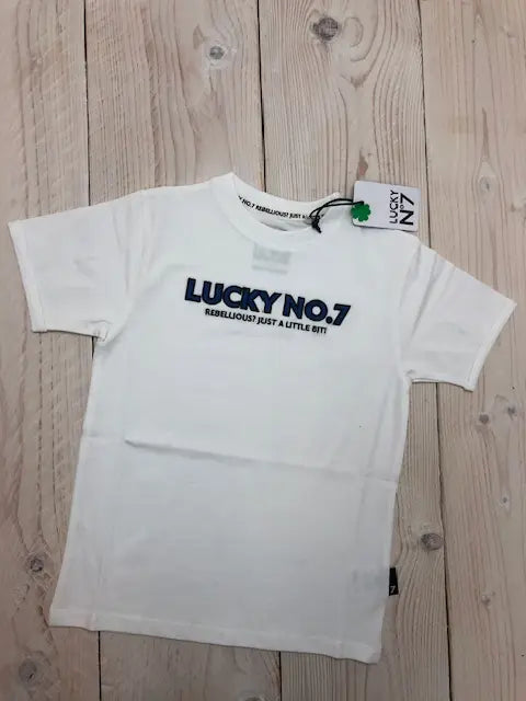 T-shirt Lucky NO.7 maat 122-128